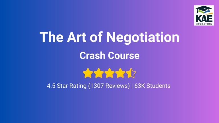 Art of Negotiation Course (Self Paced)