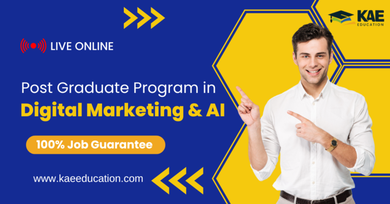 PG program in Digital Marketing and AI (Live Online)